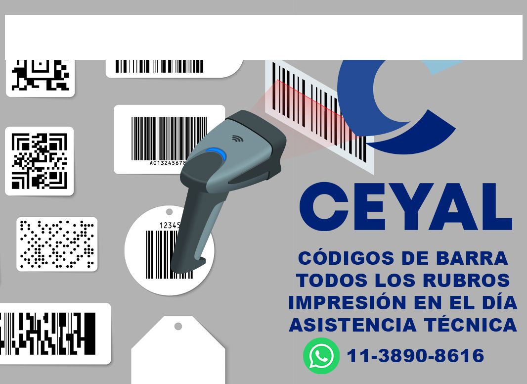 códigos de barra 54 x 30