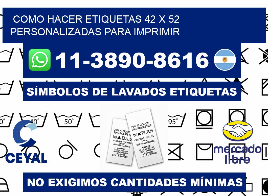 como hacer etiquetas 42 x 52 personalizadas para imprimir