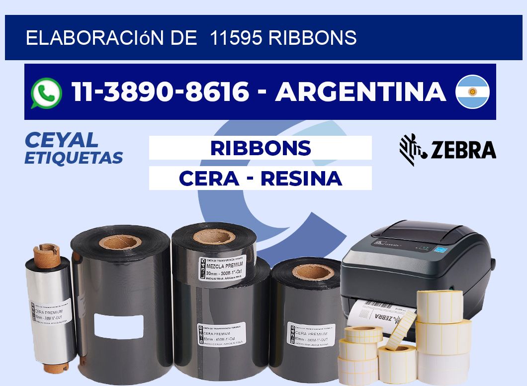 elaboración de  11595 ribbons