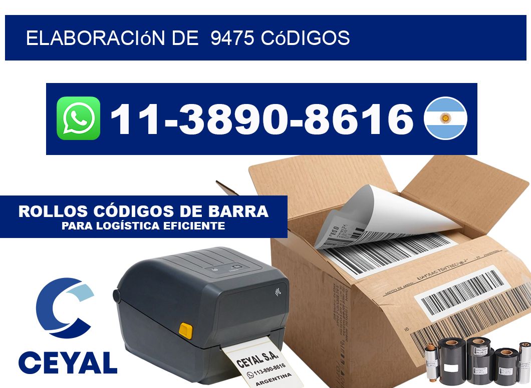 elaboración de  9475 códigos