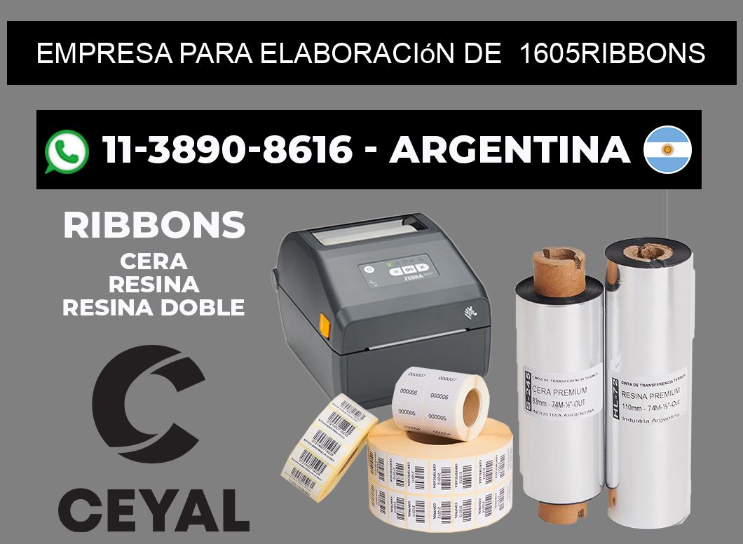 empresa para elaboración de  1605ribbons