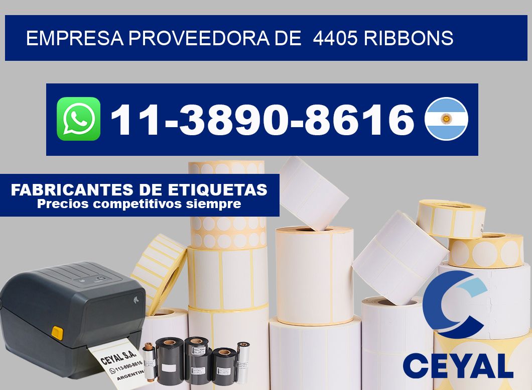 empresa proveedora de  4405 ribbons