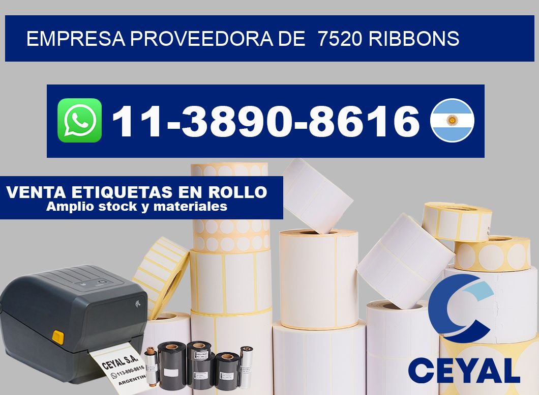 empresa proveedora de  7520 ribbons