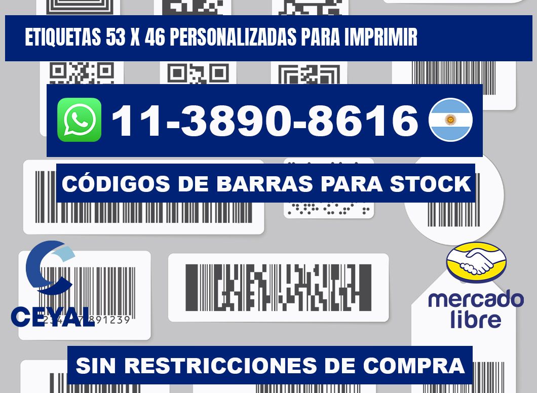 etiquetas 53 x 46 personalizadas para imprimir