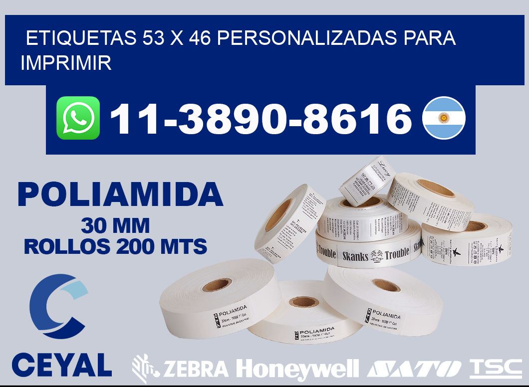 etiquetas 53 x 46 personalizadas para imprimir