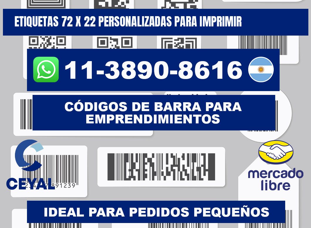 etiquetas 72 x 22 personalizadas para imprimir