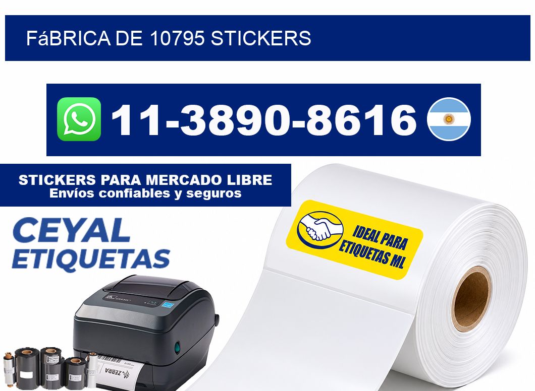 fábrica de 10795 stickers