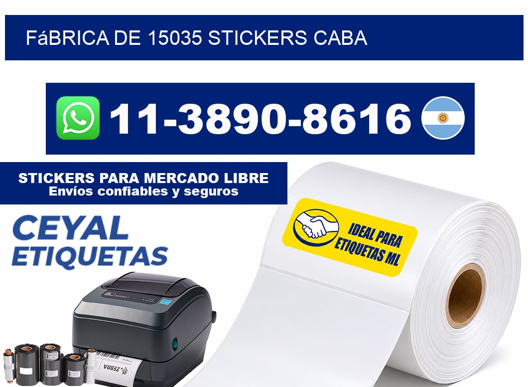 fábrica de 15035 stickers CABA