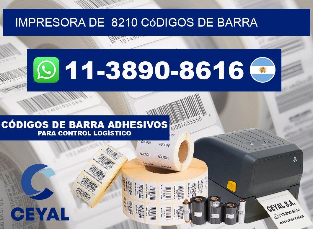 impresora de 8210 códigos de barra