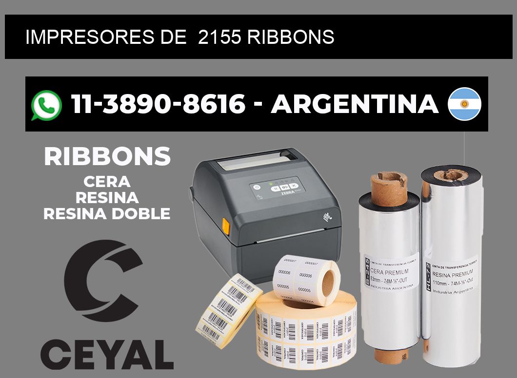 impresores de  2155 ribbons