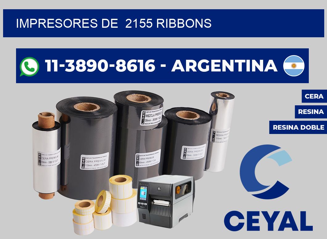 impresores de  2155 ribbons