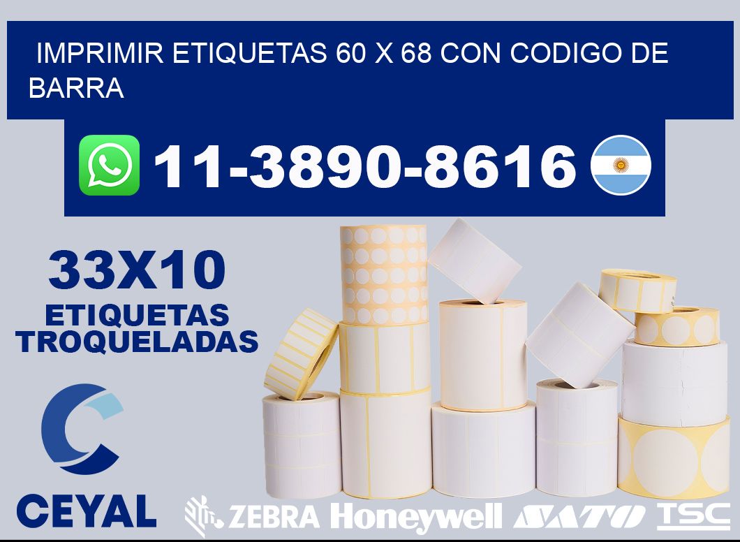 imprimir etiquetas 60 x 68 con codigo de barra