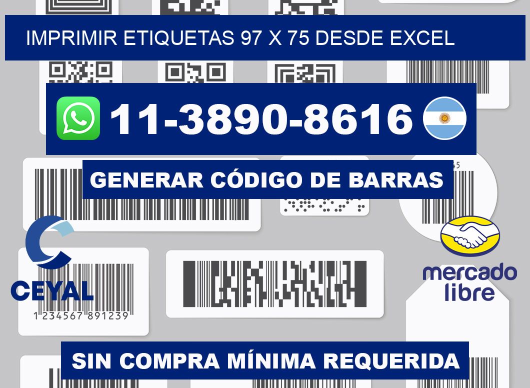 imprimir etiquetas 97 x 75 desde excel