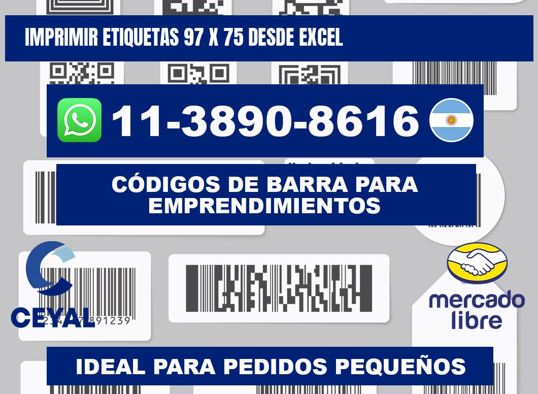 imprimir etiquetas 97 x 75 desde excel