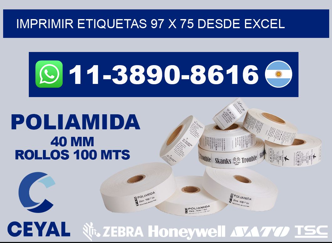 imprimir etiquetas 97 x 75 desde excel