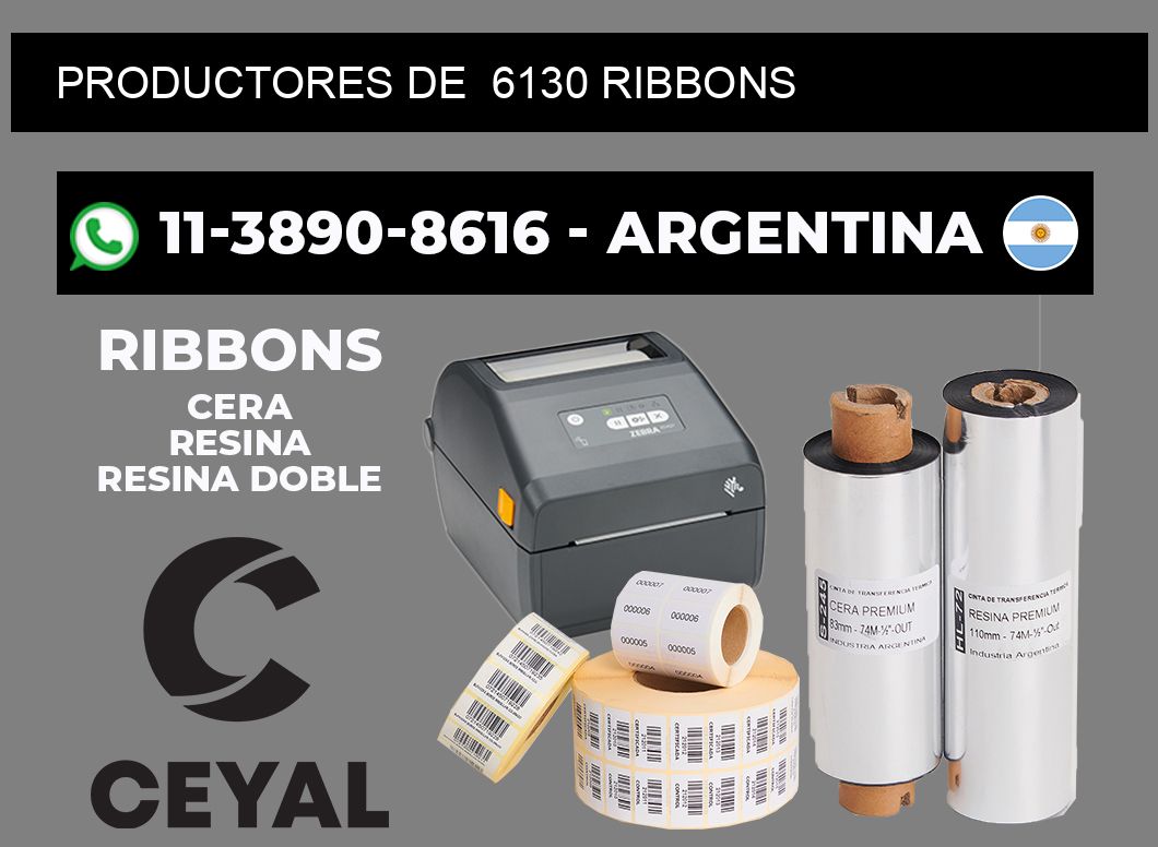 productores de  6130 ribbons