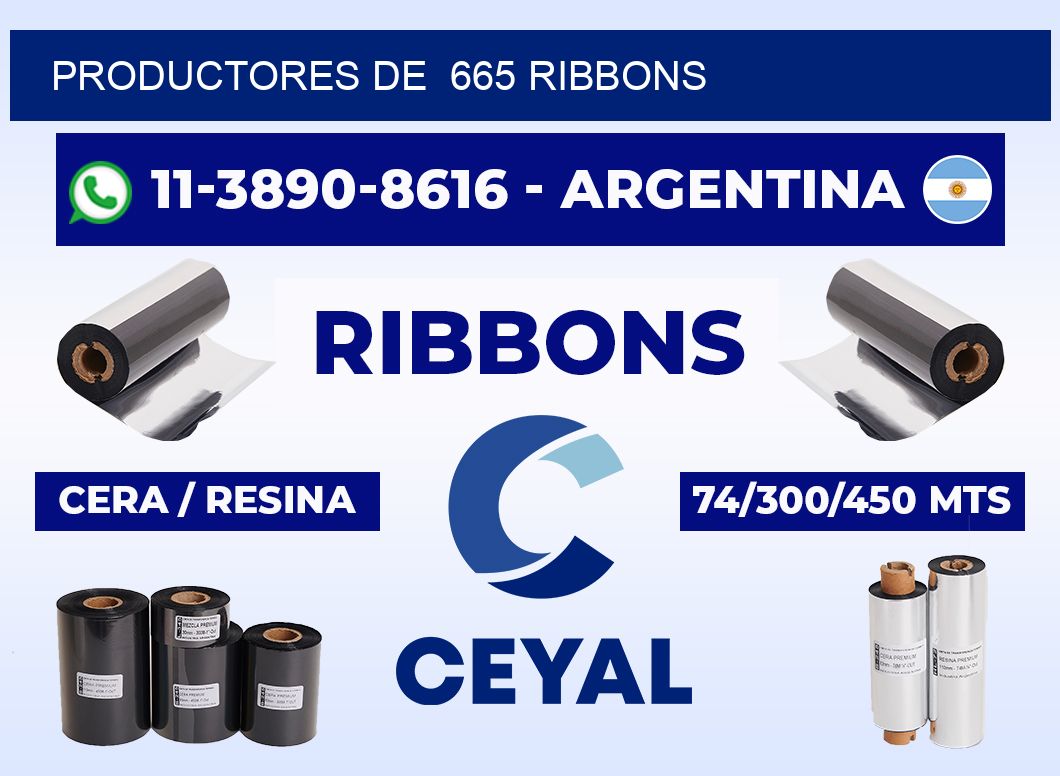 productores de  665 ribbons