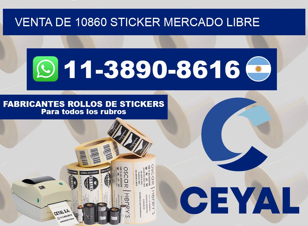 venta de 10860 sticker mercado libre