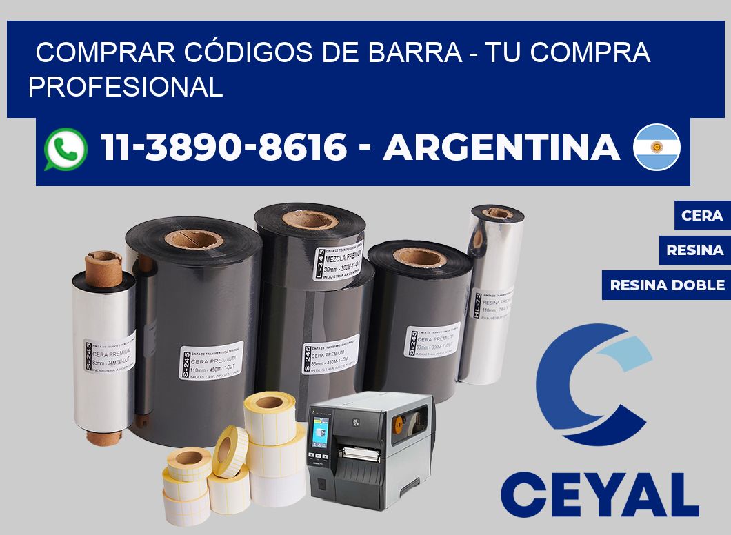 COMPRAR CÓDIGOS DE BARRA - Tu compra profesional