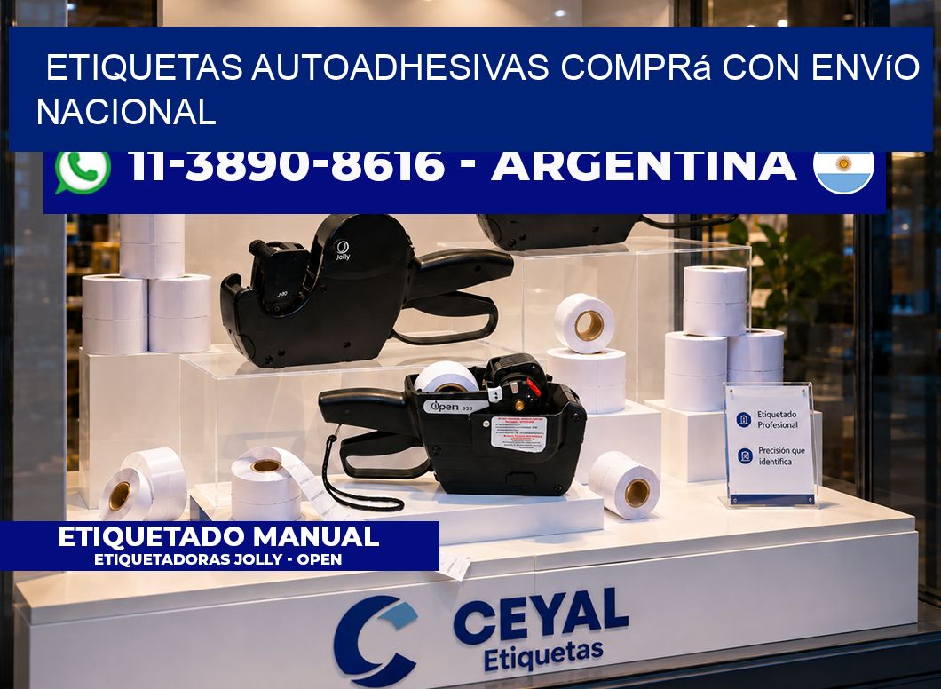 ETIQUETAS AUTOADHESIVAS Comprá con envío nacional