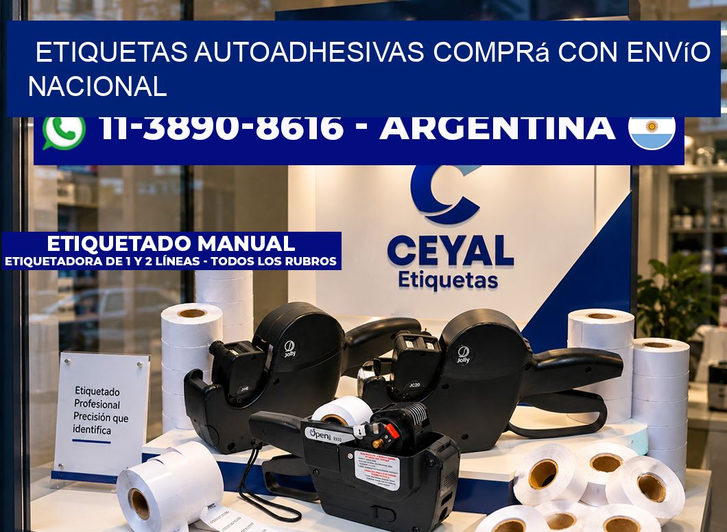 ETIQUETAS AUTOADHESIVAS Comprá con envío nacional