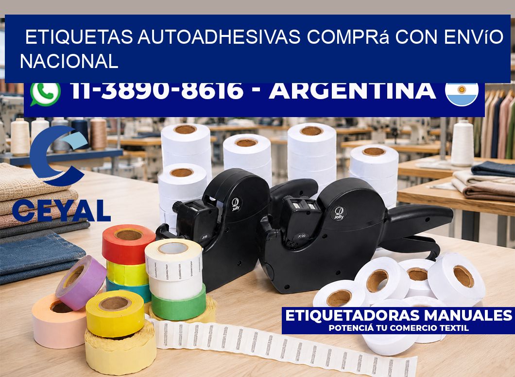 ETIQUETAS AUTOADHESIVAS Comprá con envío nacional