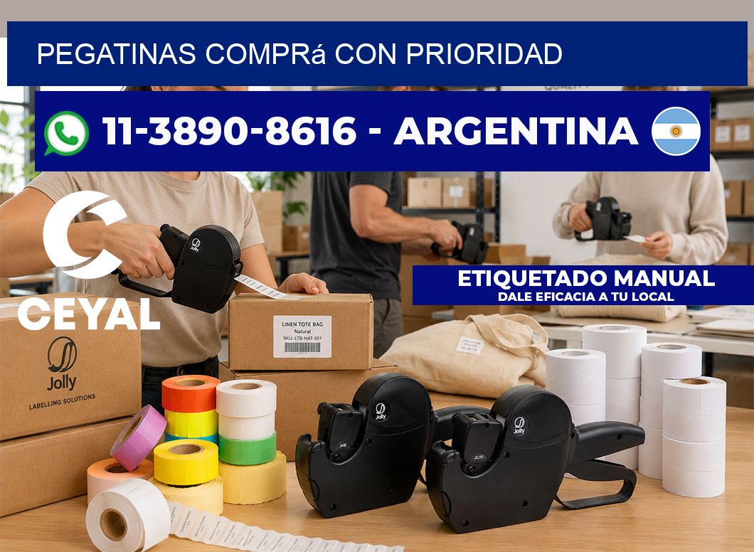 PEGATINAS Comprá con prioridad