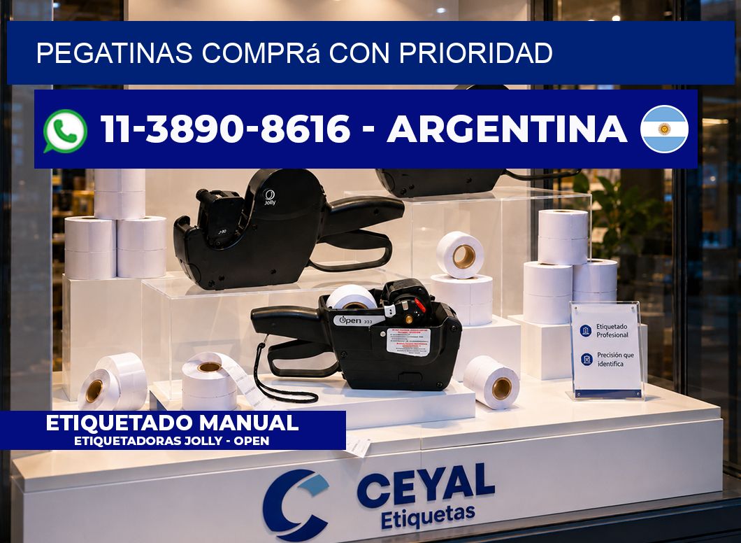 PEGATINAS Comprá con prioridad