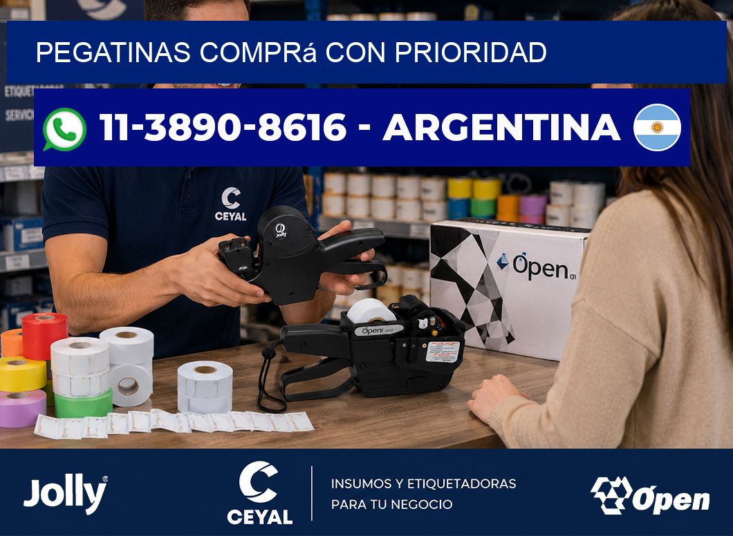 PEGATINAS Comprá con prioridad