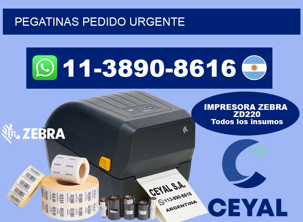 PEGATINAS Pedido urgente
