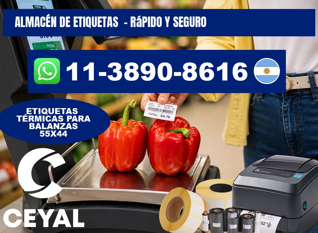 ALMACÉN DE ETIQUETAS - rápido y seguro