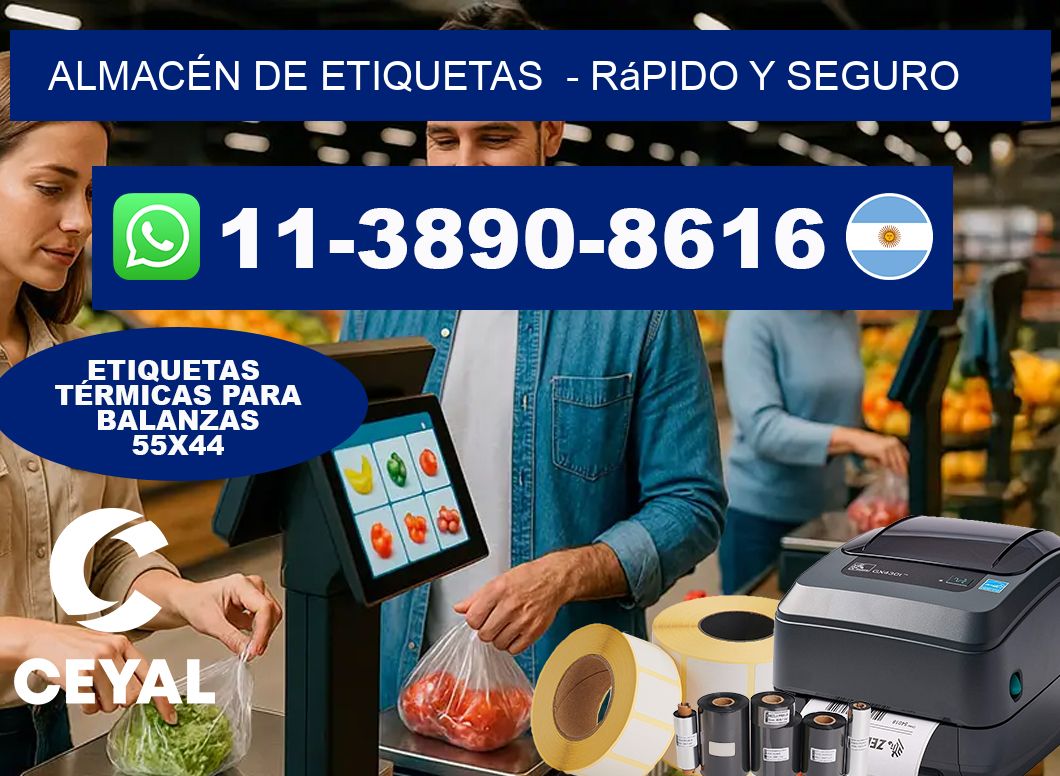 ALMACÉN DE ETIQUETAS - rápido y seguro
