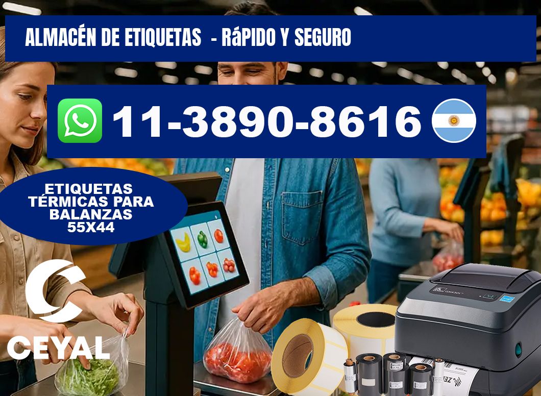 ALMACÉN DE ETIQUETAS - rápido y seguro
