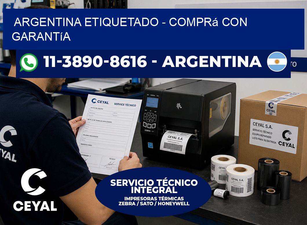 ARGENTINA ETIQUETADO - Comprá con garantía