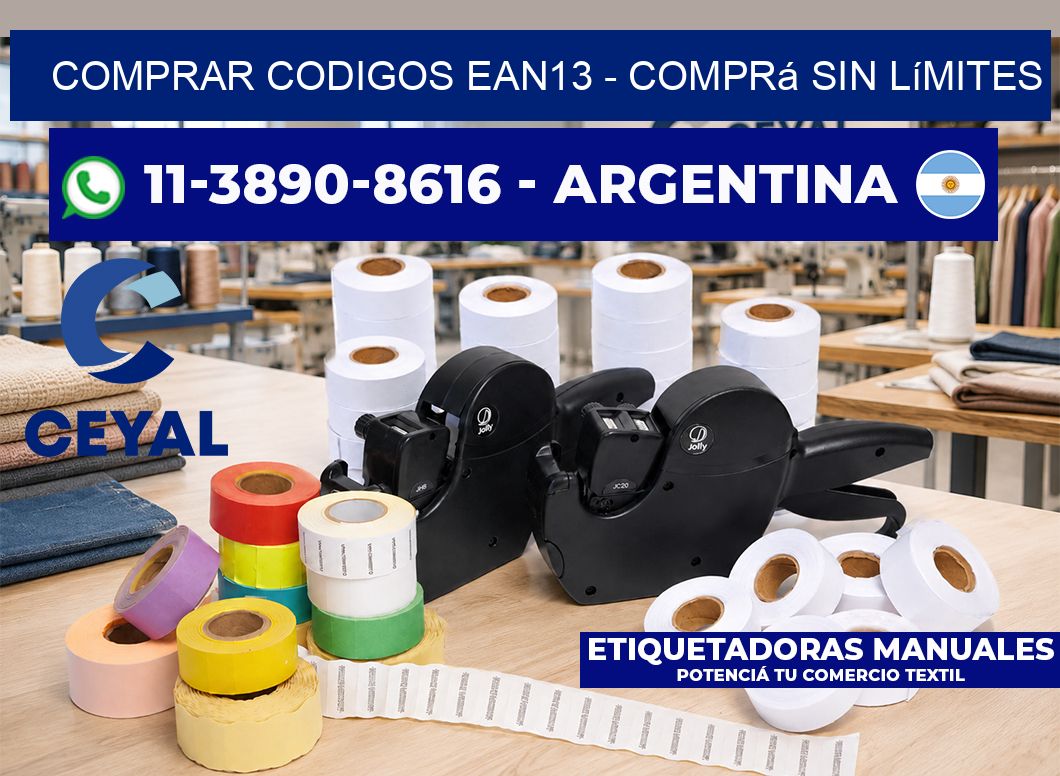COMPRAR CODIGOS EAN13 - Comprá sin límites