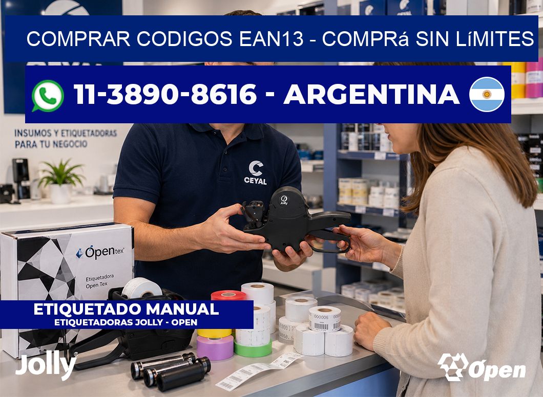 COMPRAR CODIGOS EAN13 - Comprá sin límites