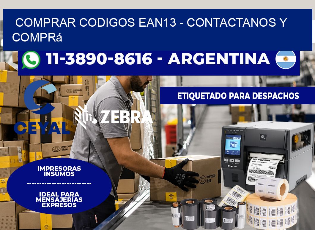 COMPRAR CODIGOS EAN13 - Contactanos y comprá