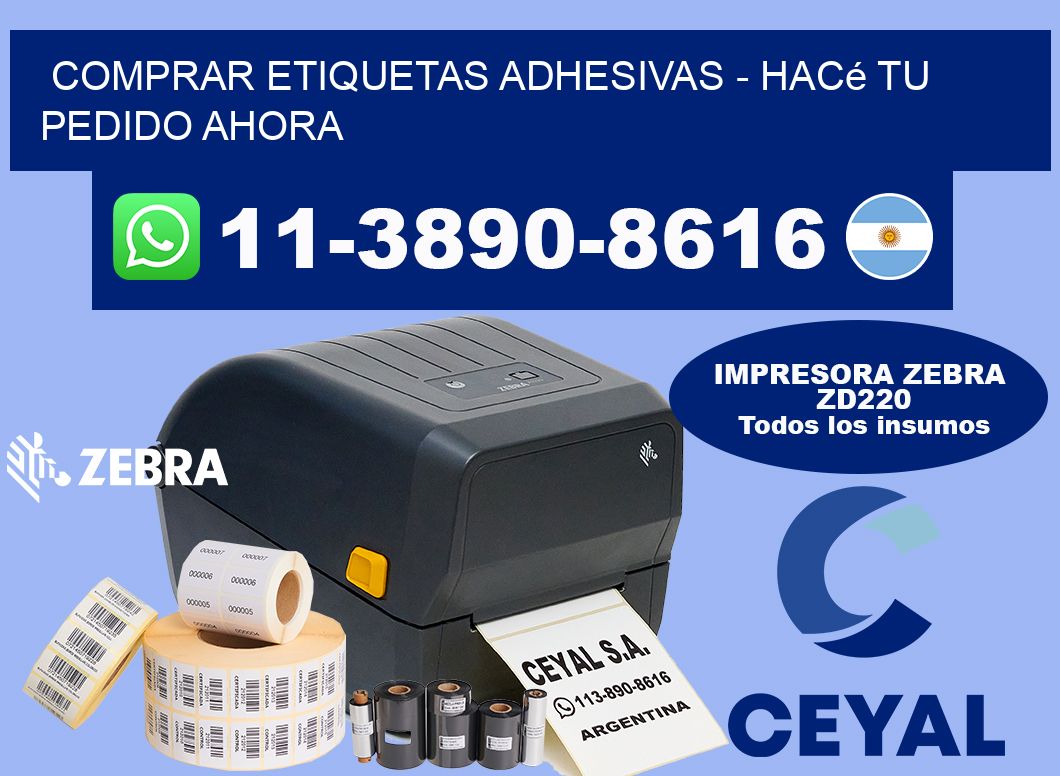 COMPRAR ETIQUETAS ADHESIVAS - Hacé tu pedido ahora