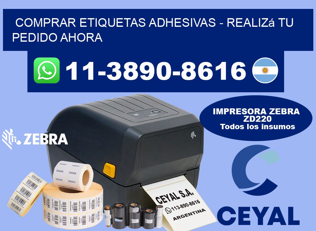 COMPRAR ETIQUETAS ADHESIVAS - Realizá tu pedido ahora