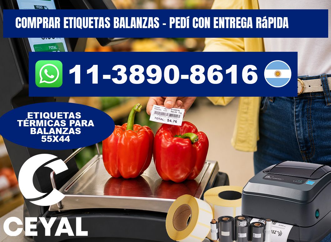 COMPRAR ETIQUETAS BALANZAS - Pedí con entrega rápida