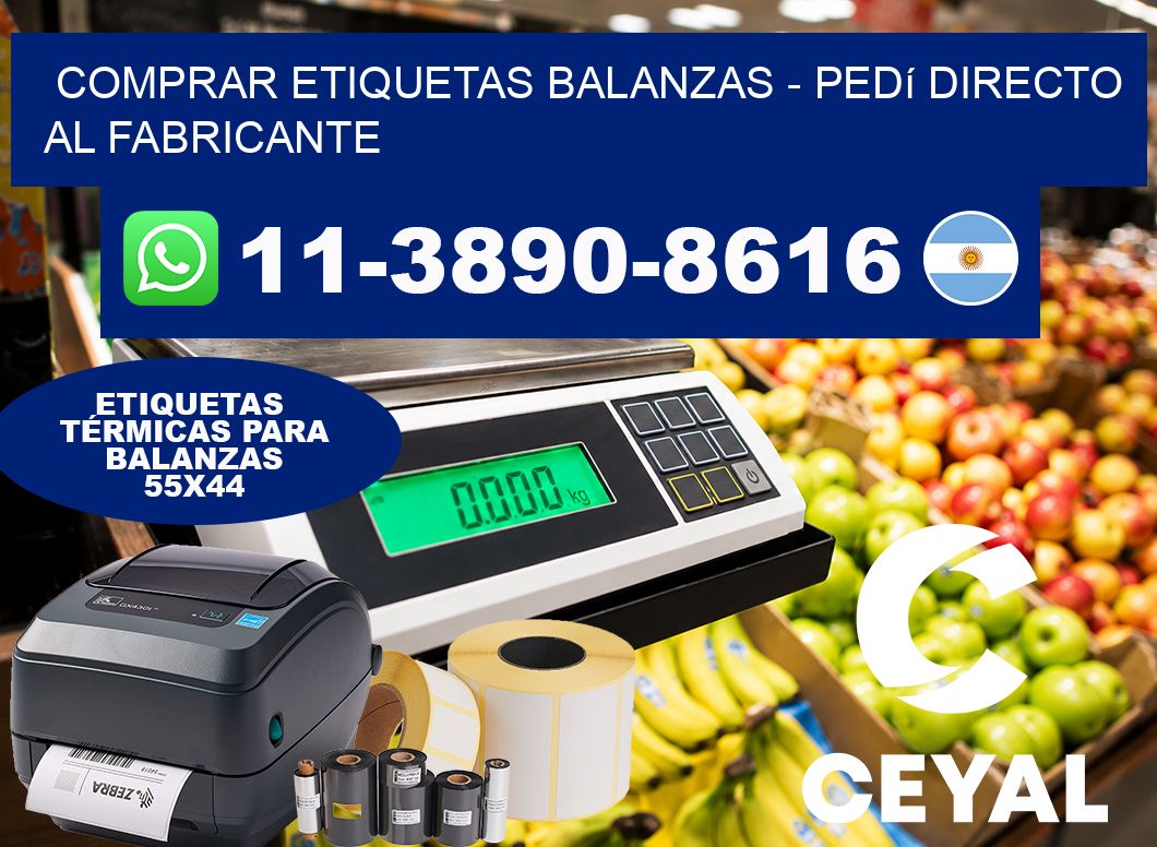 COMPRAR ETIQUETAS BALANZAS – Pedí directo al fabricante