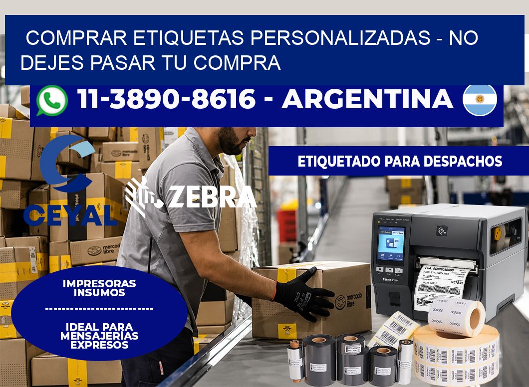 COMPRAR ETIQUETAS PERSONALIZADAS - No dejes pasar tu compra