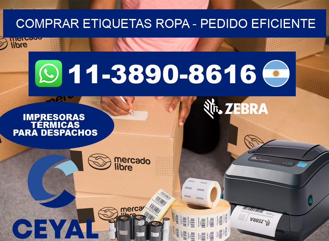 COMPRAR ETIQUETAS ROPA - Pedido eficiente