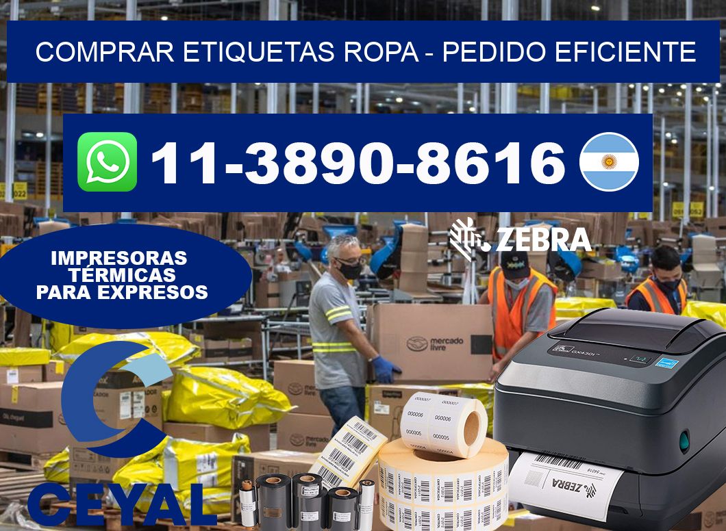 COMPRAR ETIQUETAS ROPA - Pedido eficiente