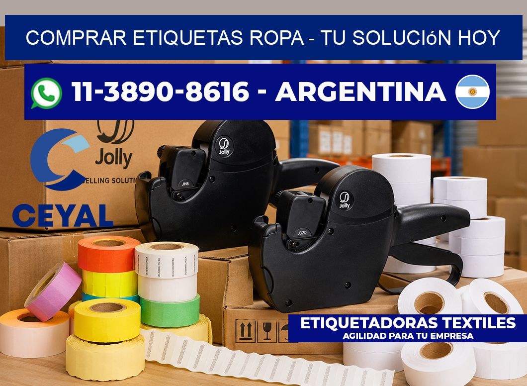 COMPRAR ETIQUETAS ROPA - Tu solución hoy