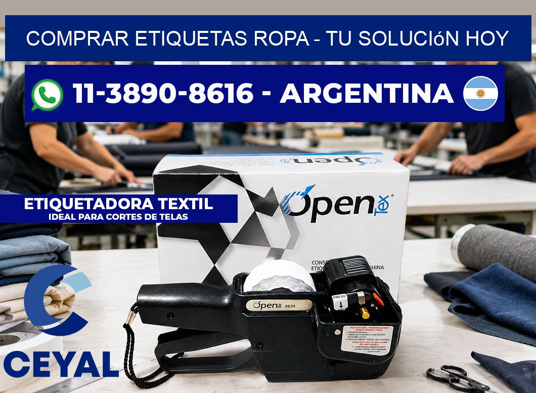 COMPRAR ETIQUETAS ROPA - Tu solución hoy
