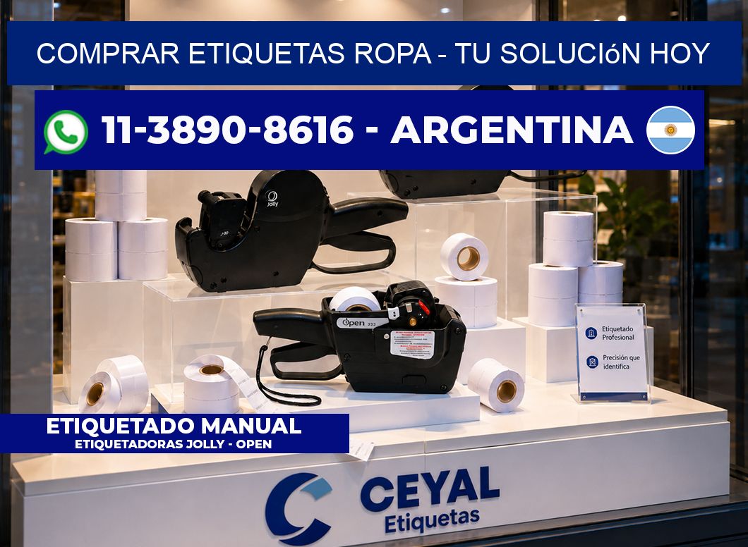 COMPRAR ETIQUETAS ROPA - Tu solución hoy