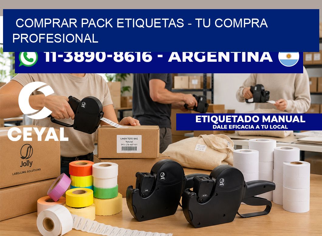 COMPRAR PACK ETIQUETAS - Tu compra profesional