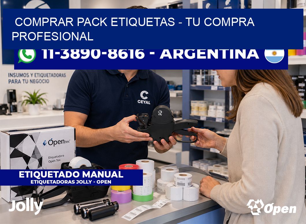 COMPRAR PACK ETIQUETAS - Tu compra profesional