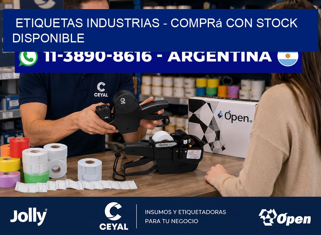 ETIQUETAS INDUSTRIAS – Comprá con stock disponible